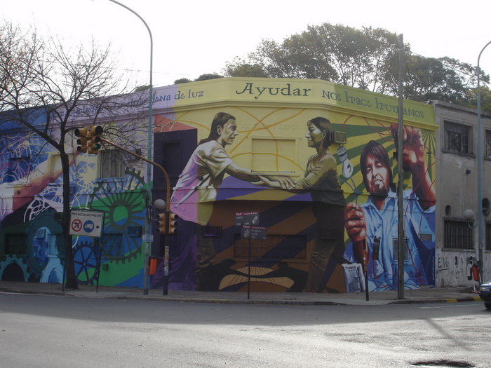 Mural en Barracas