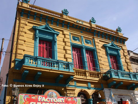 Casas típicas de La Boca