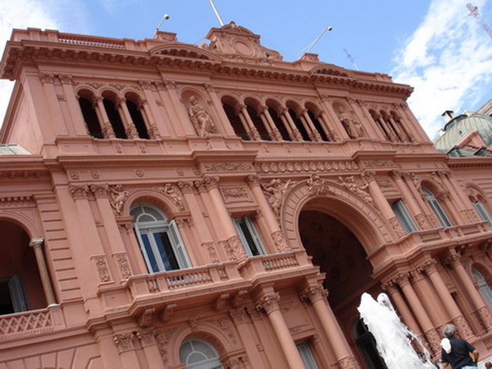 La Casa Rosada - vista nocturna