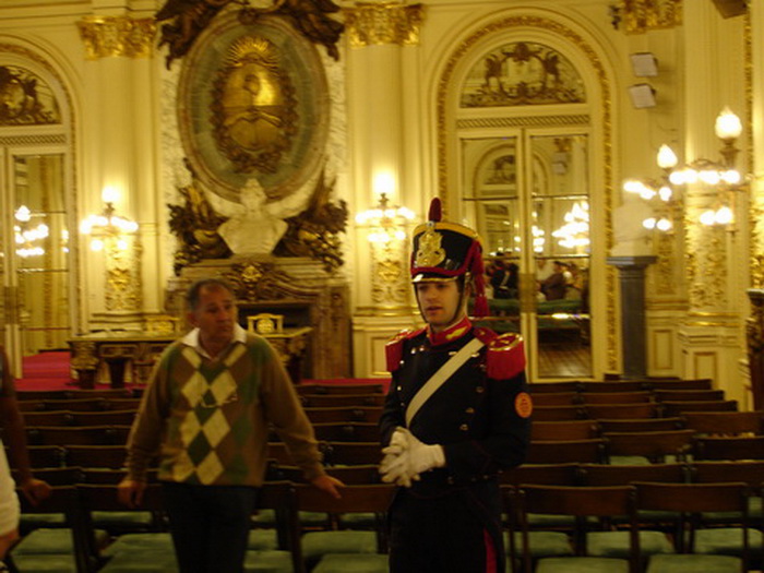 La Casa Rosada - vista interior