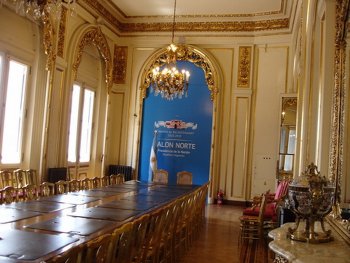 La Casa Rosada - vista interior